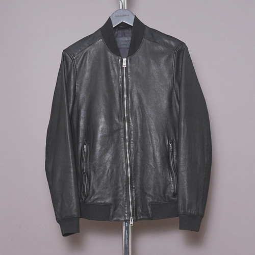 All saints leather jacket - saints, mens