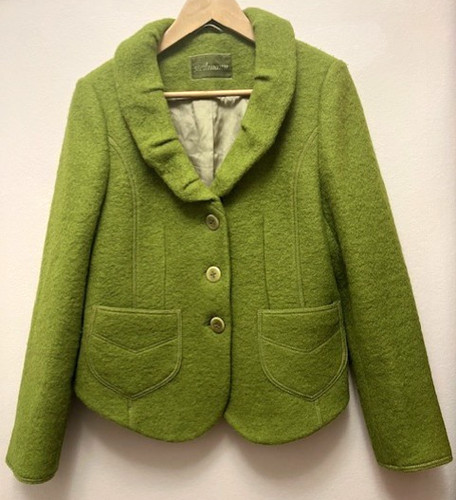 Steilmann olive green wool - olive,