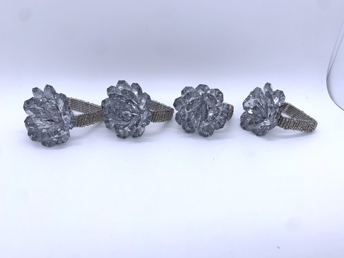 Crystal beads beaded napkin - beads,