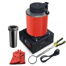 220V 3KG Electric Melting Furnace Kiln Refining Gold Silver Aluminum DIY casting