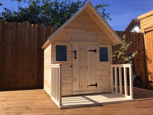 Childrens wooden play house - childrens,
