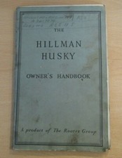 1955 HILLMAN HUSKY Instruction