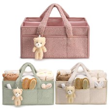 Baby Nappy Caddy Organiser New