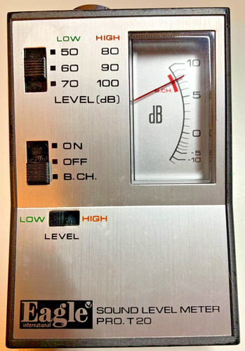 Sound level audio meter - , eagle