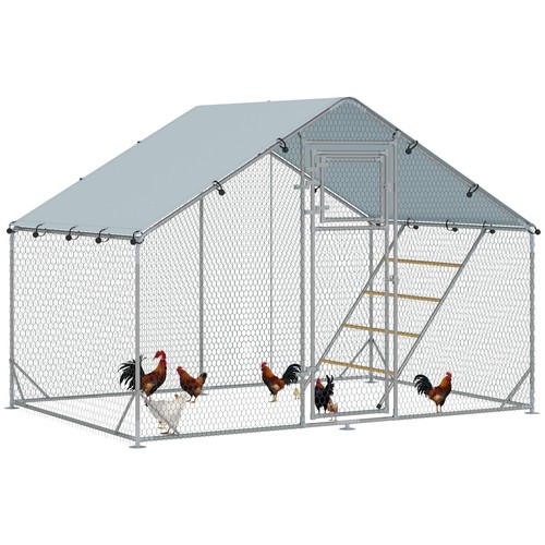 Pawhut walk chicken run - run, w/