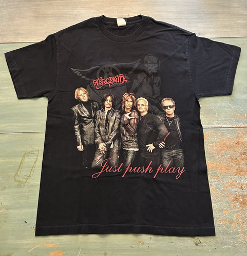 Vintage aerosmith just - just, push