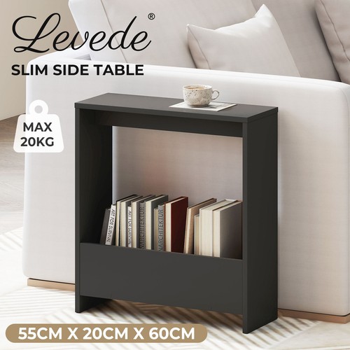 Levede narrow side table - narrow, slim