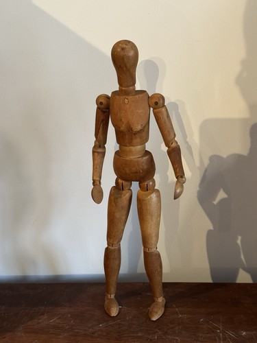 Vintage wooden artist - wooden,
