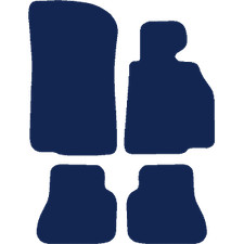 Rubber Car Mats For BMW 3 Series E46 Cabriolet (2002-2007) Tailored Fit