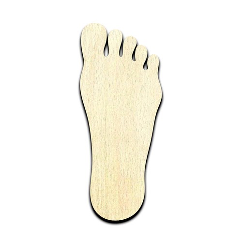 Foot laser cut - cut, unfinished