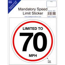 CASTLE PROMOTIONS Speed Limit