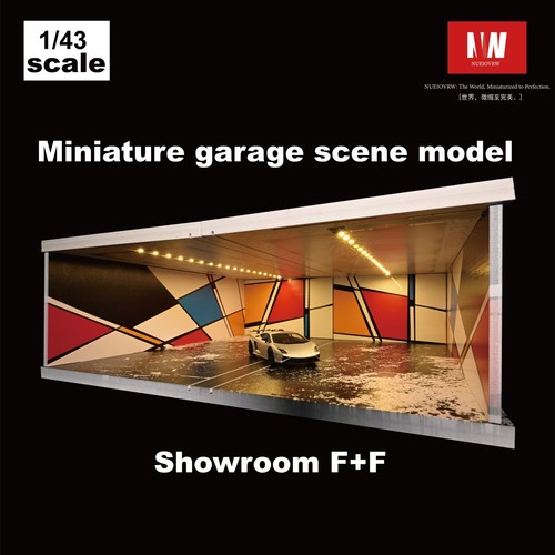Diorama 43 diecast car - 1:64,