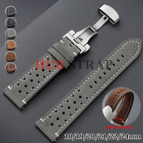 18mm 20mm 22mm - leather, watch