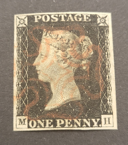 1840 penny black - penny, 2