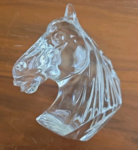 Waterford crystal horse head - crystal,
