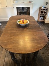 English Oak Dining Table Large