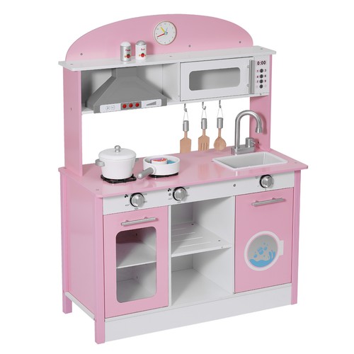 Uimoso wooden play kitchen set - wooden,