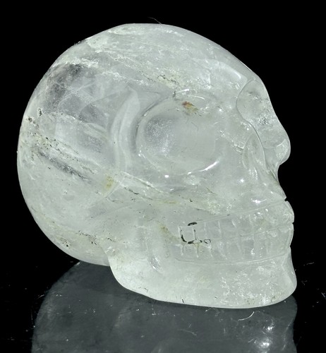 Clear quartz crystal - crystal, skull