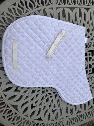 Large white dressage numnah - white,