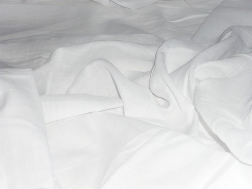 Cotton voile white dress - voile, -white-dress