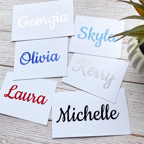 Personalised vinyl name - 1,5,10,