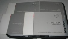 2004 NISSAN ALTIMA OWNERS