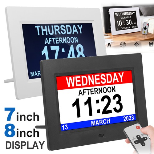 Digital alarm clock - clock, calendar
