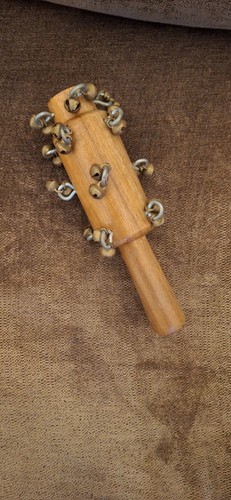 Wooden sleigh bell - wooden,