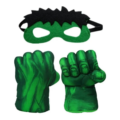 Green plush smash hands kids - green,