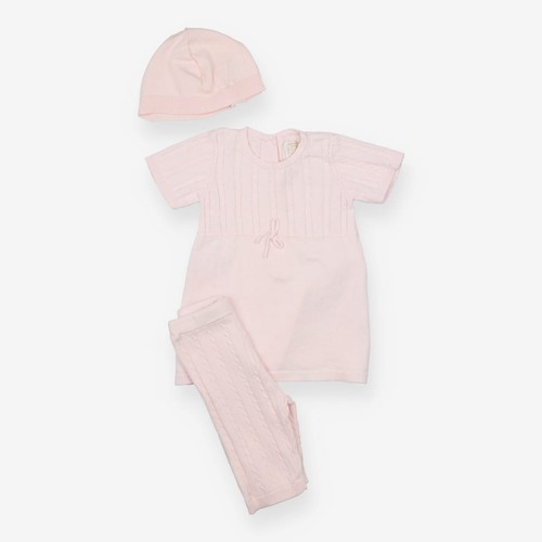 Emile rose pink knit outfit - knit,