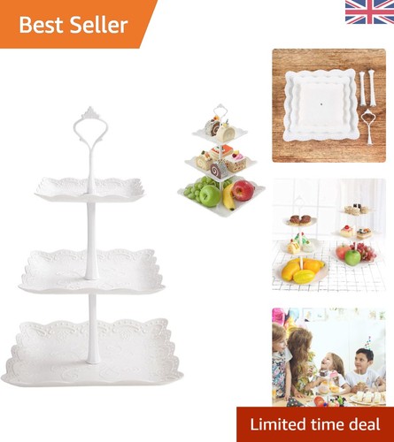 Classic white tier - white, cupcake
