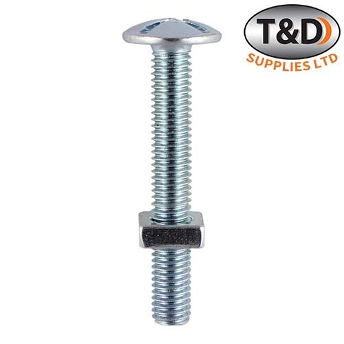 Timco m6x35mm zinc roofing - m6x35mm,