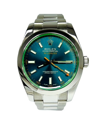 Rolex milgauss stainless - rolex,