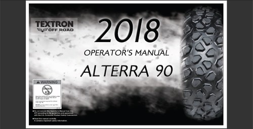 2018 artic cat alterra atv - cat,