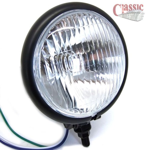 Bates style headlight - headlight, chopper