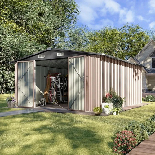 10x12ft outdoor metal storage - outdoor,