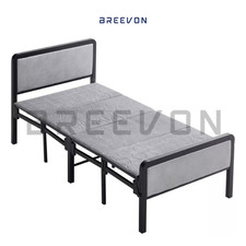 Foldable Bed Premium Grey