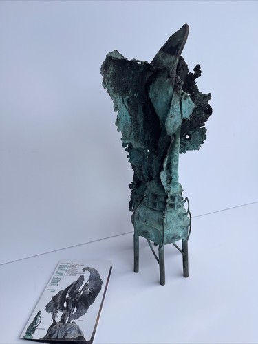 Bronze metal sculpture vintage - bronze,