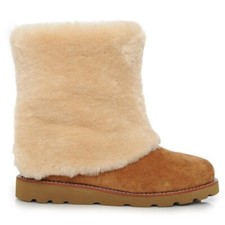 UGG® AUSTRALIA MAYLIN CHESTNUT SUEDE ANKLE BOOTS UK 4.5 EUR 37 USA 6 RRP £255