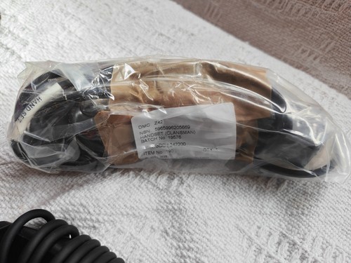 Clansman army radio - army, handset