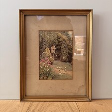 Antique watercolour painting - antique, a