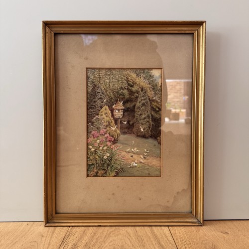 Antique watercolour painting - antique, a
