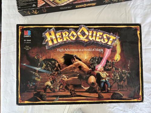 Hero quest board game - board,
