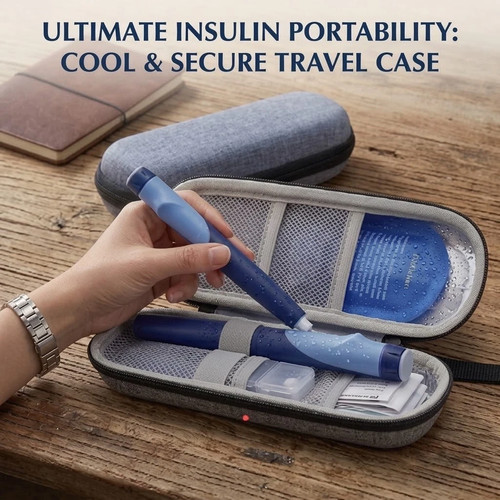 Insulin cooling case travel - case,