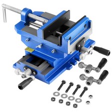 VEVOR Cross Slide Drill Press Vise 6 Inch 2 Way X-Y Axis Bench Vise Cast Iron