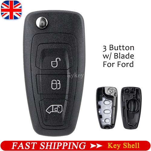 Button flip key case - flip,