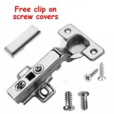 Soft Close Kitchen Cupboard Cabinet Door Hinges Slow Shut Full overlay 35mm