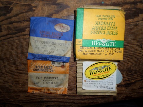 Villiers mark piston rings - 2h,