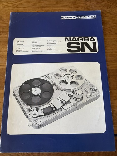 Nagra tape recorder leaflet - nagra,