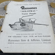 Ransomes Solotrac  tractor